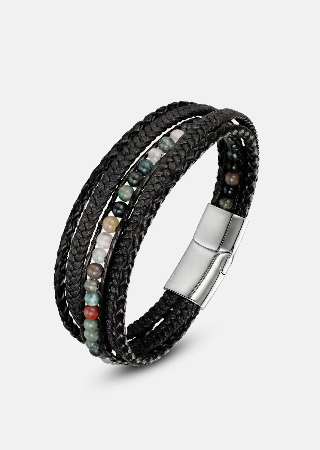 Pulsera de cuero Haven Link
