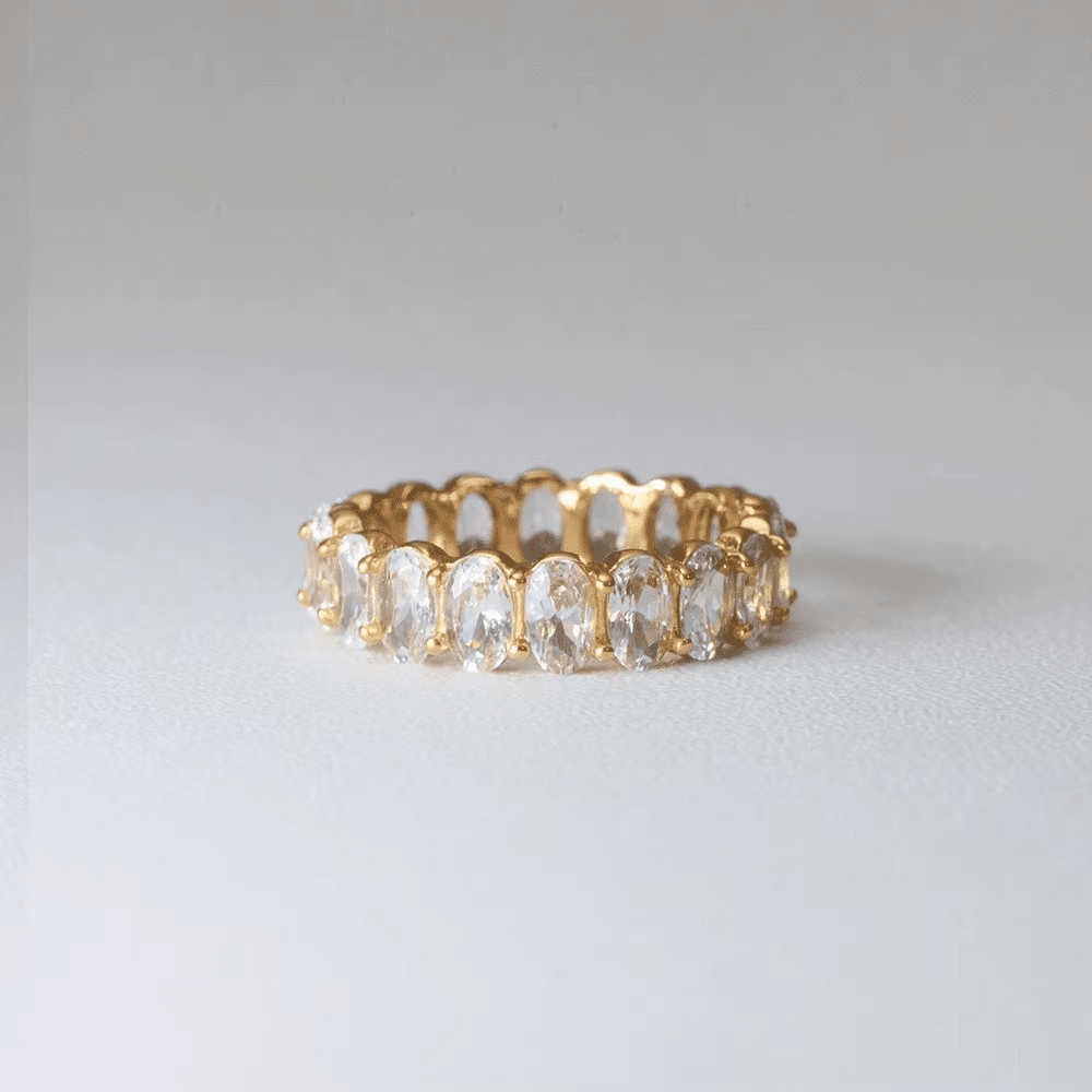 Anillo Pearl Scylla - 18k Chapado en oro
