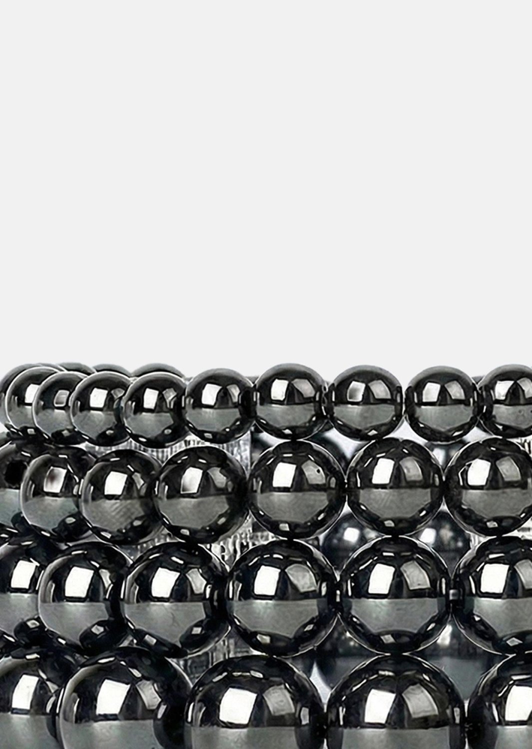 Pulsera de cuentas Obsidian Flow