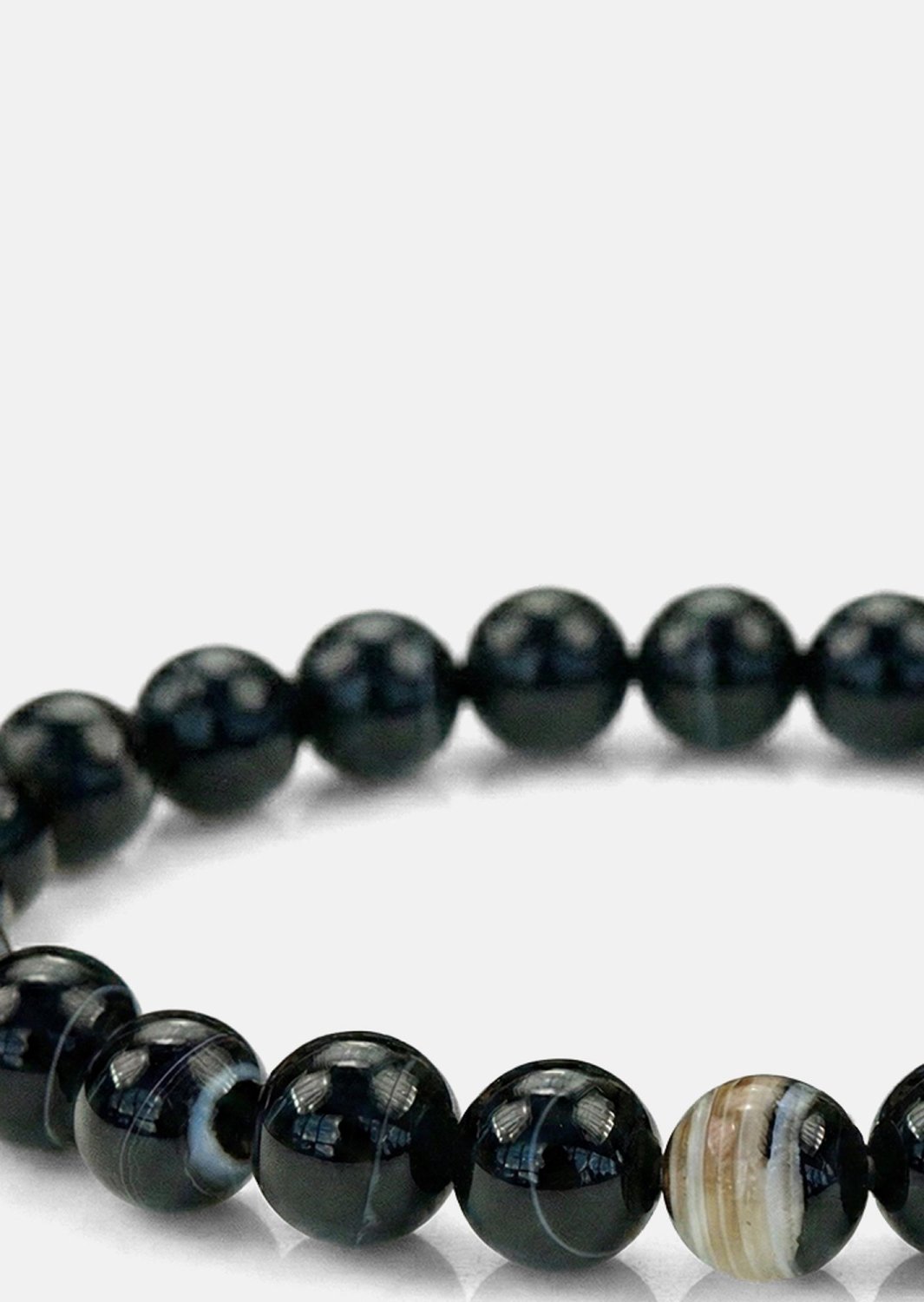 Pulsera de cuentas Obsidian Stride