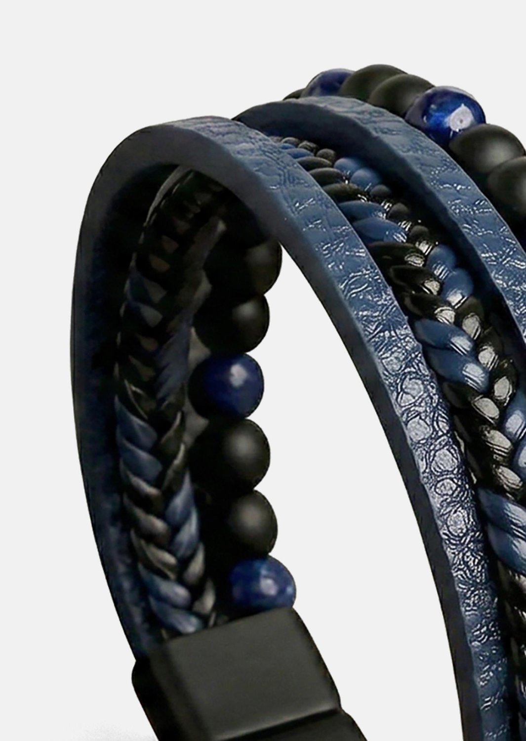 Pulsera de cuero Midnight Knot
