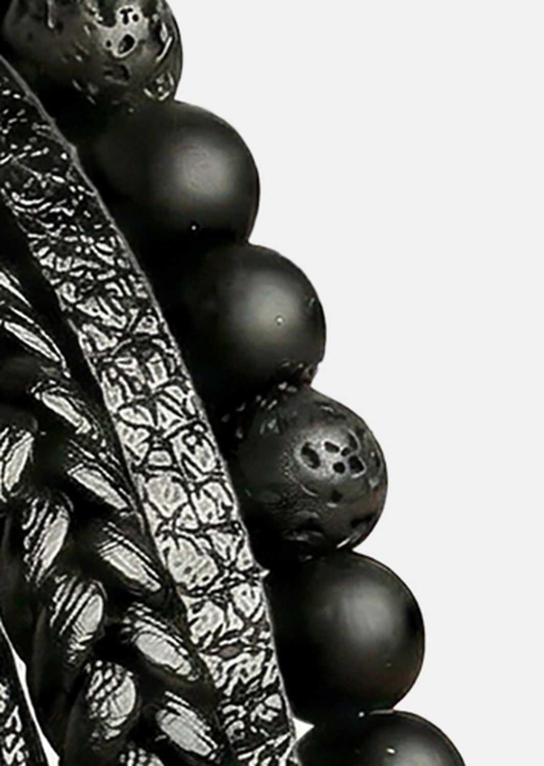 Pulsera de cuero Nightfall Bond