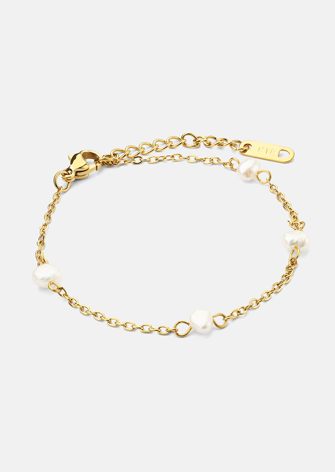 Pulsera Eterna - 18k Chapada en oro