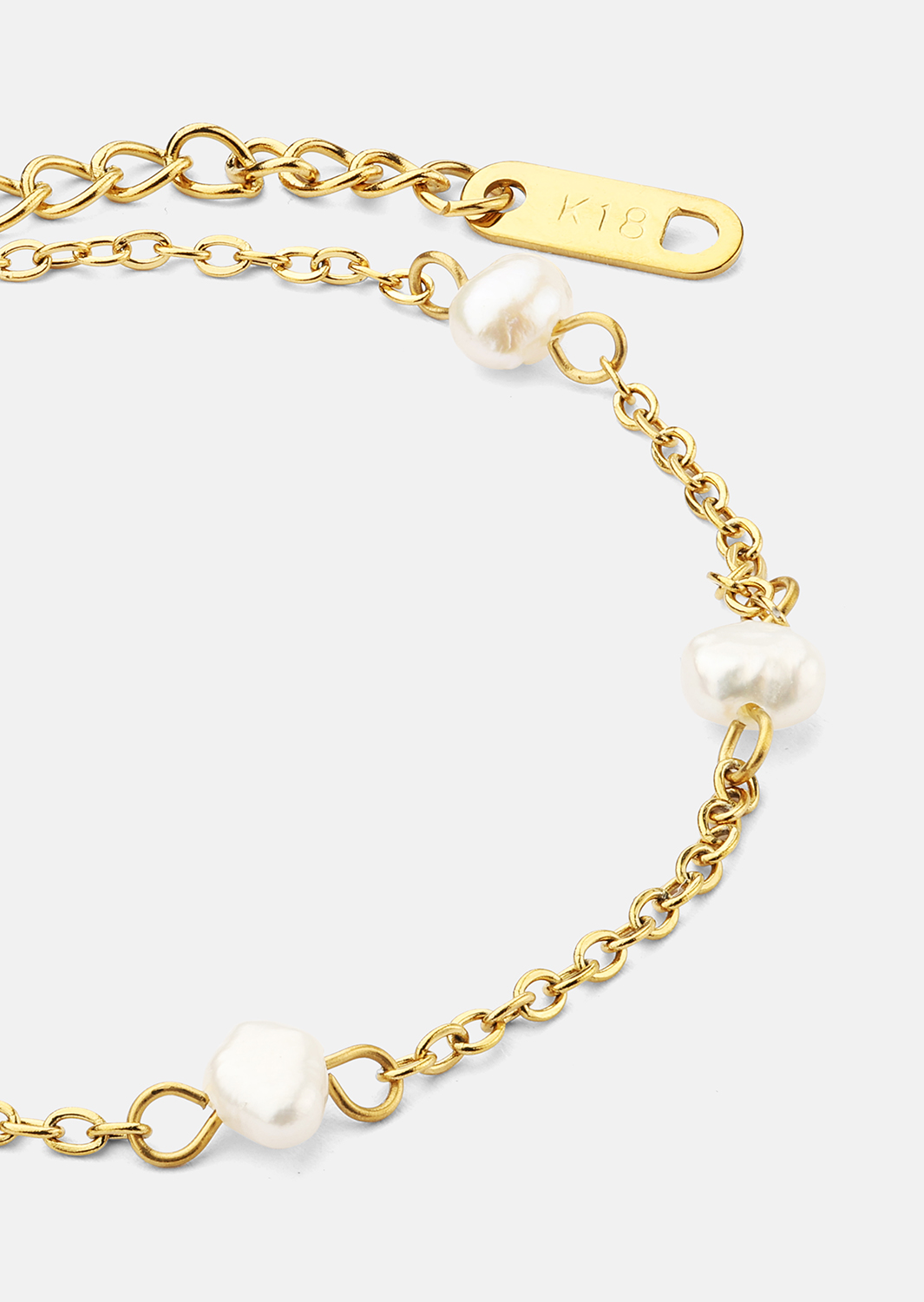 Pulsera Eterna - 18k Chapada en oro