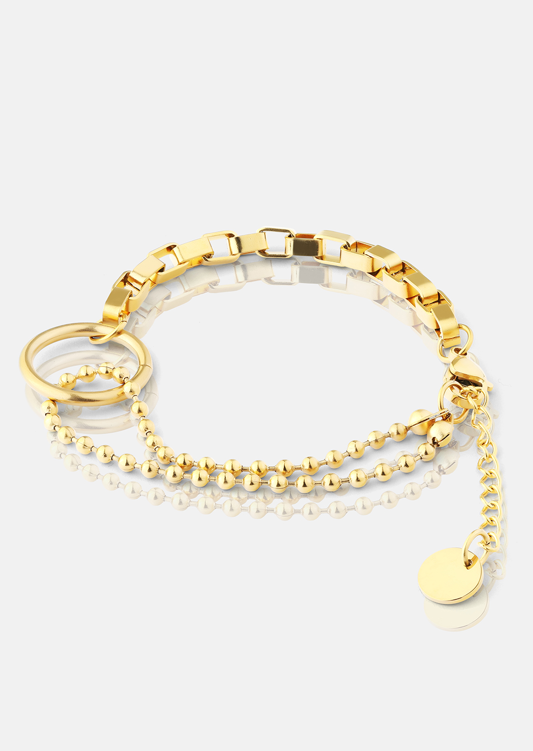 Pulsera Elysian - 18k Chapada en oro