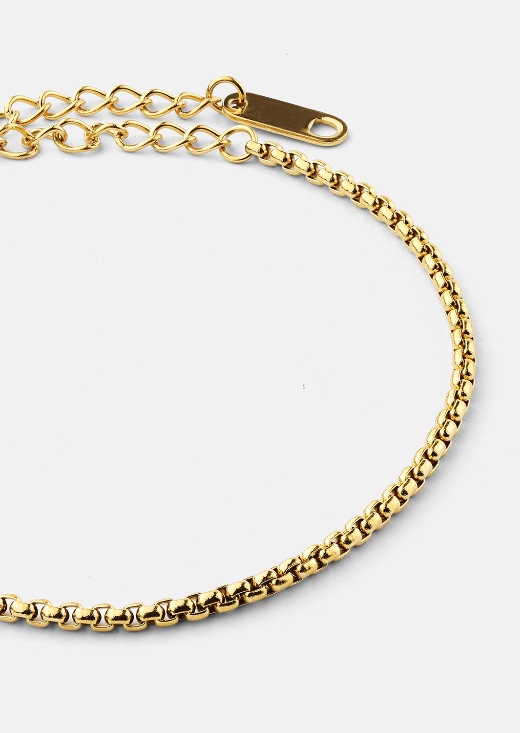 Pulsera Delicate Link - 18k Chapada en oro