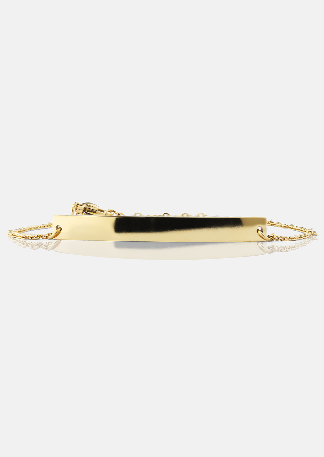 Pulsera Sleek Elegance - 18k Chapada en oro