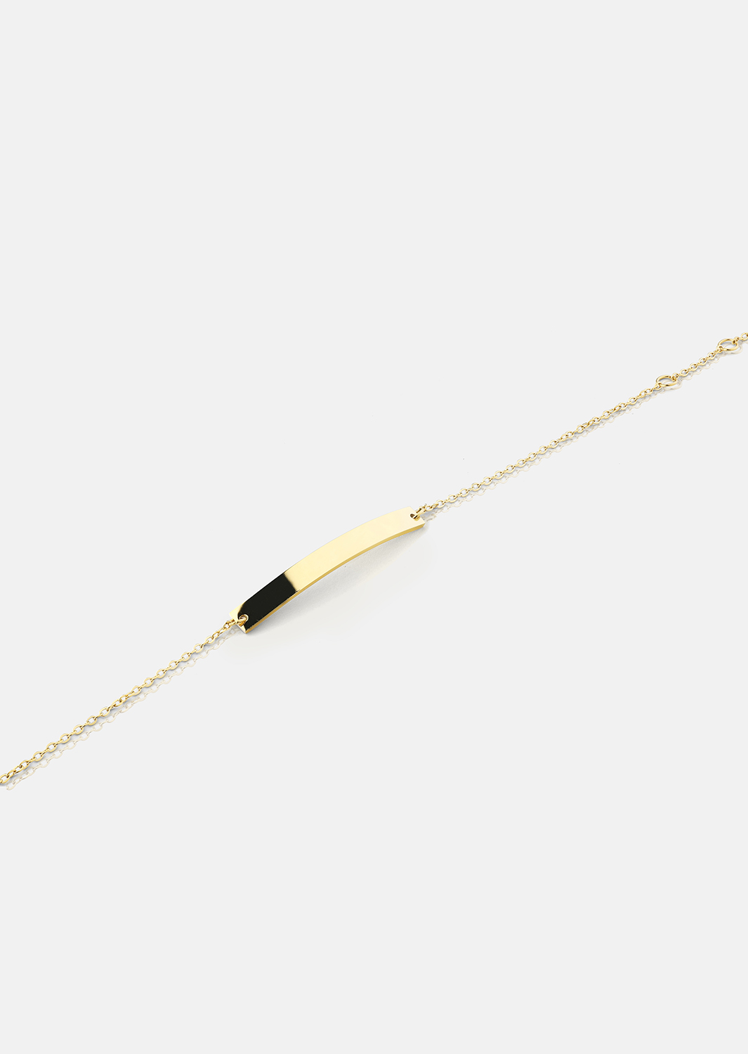 Pulsera Sleek Elegance - 18k Chapada en oro