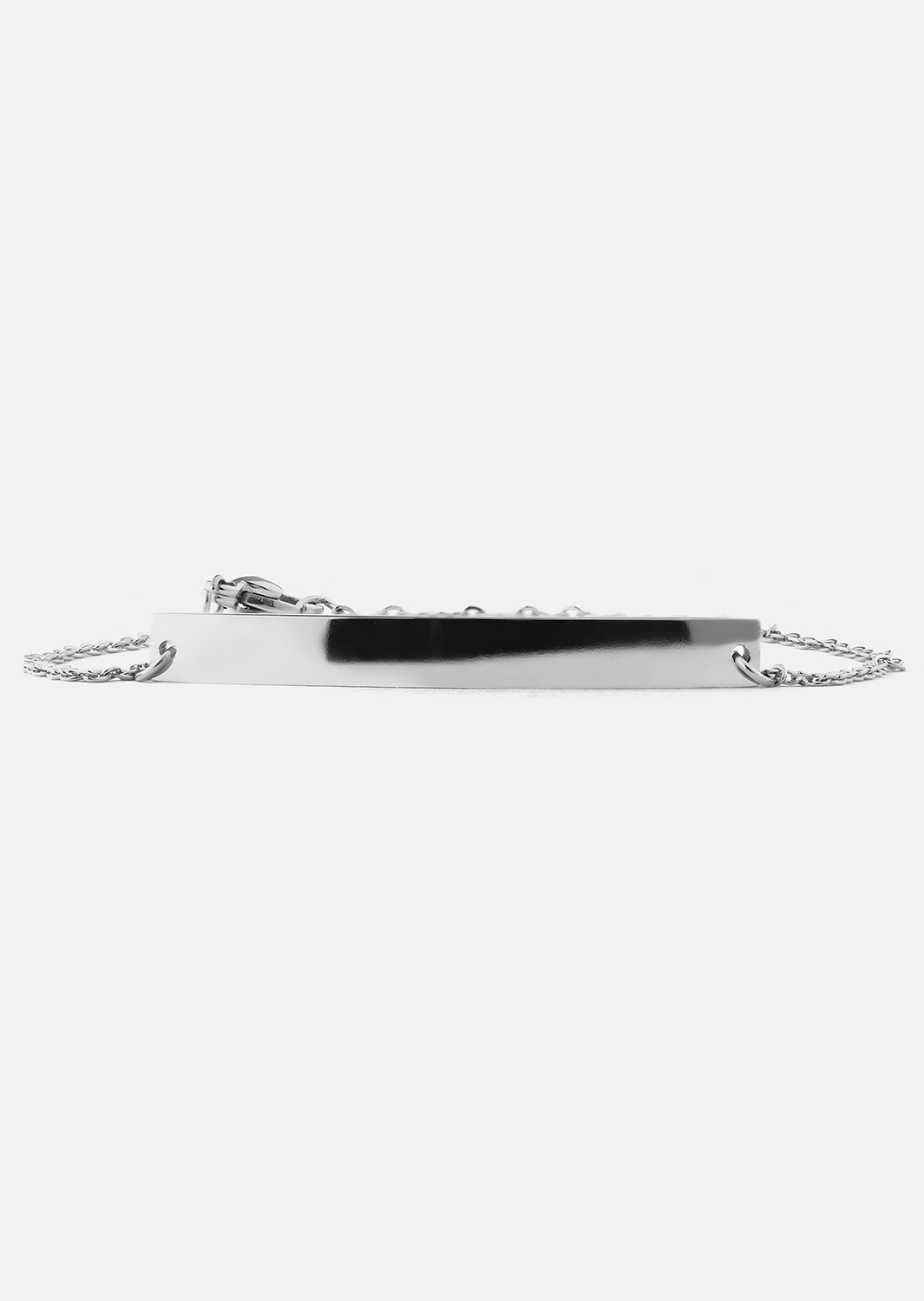 Pulsera Sleek Elegance - Chapada en plata
