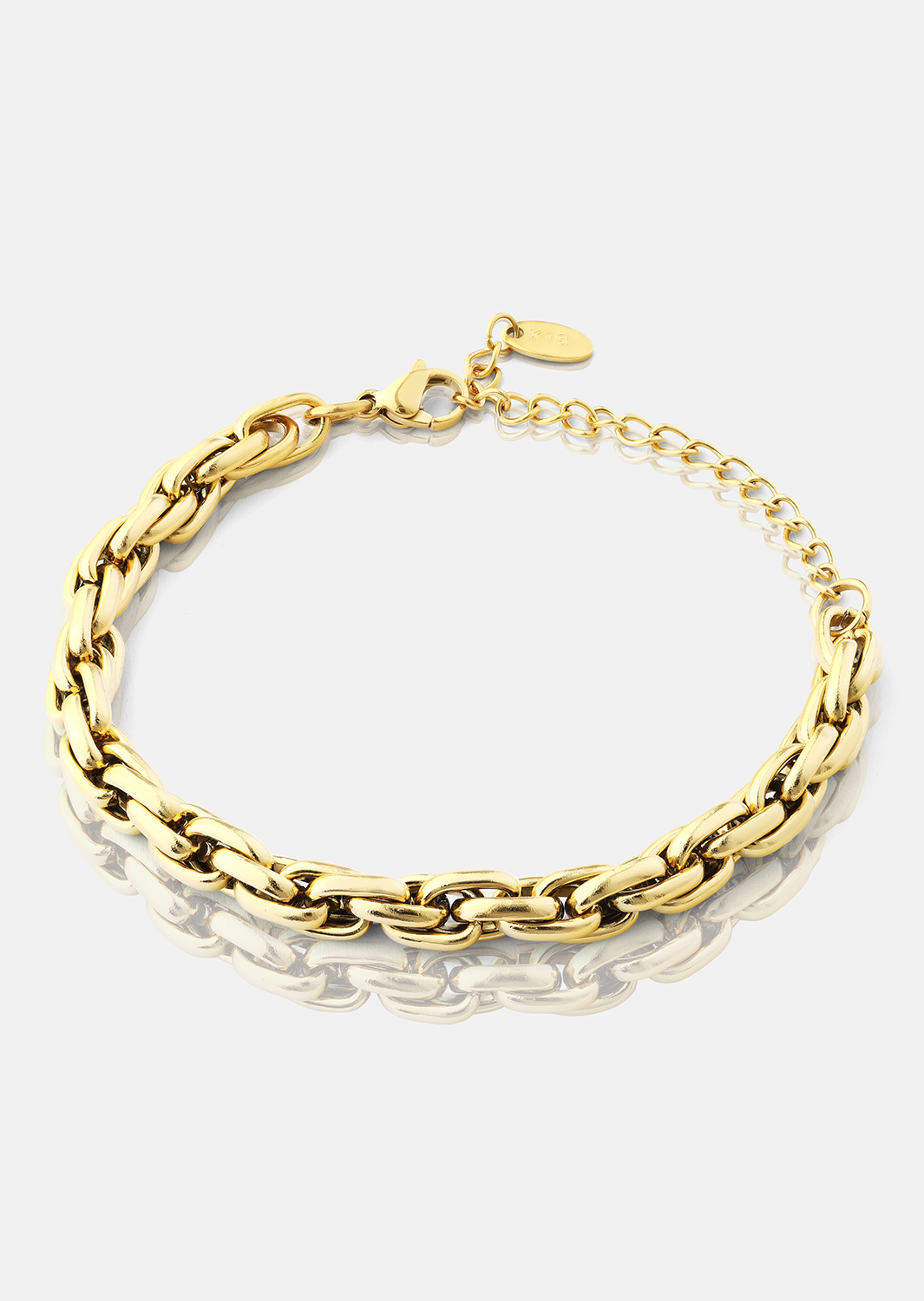 Pulsera Shine Link - 18k Chapada en oro