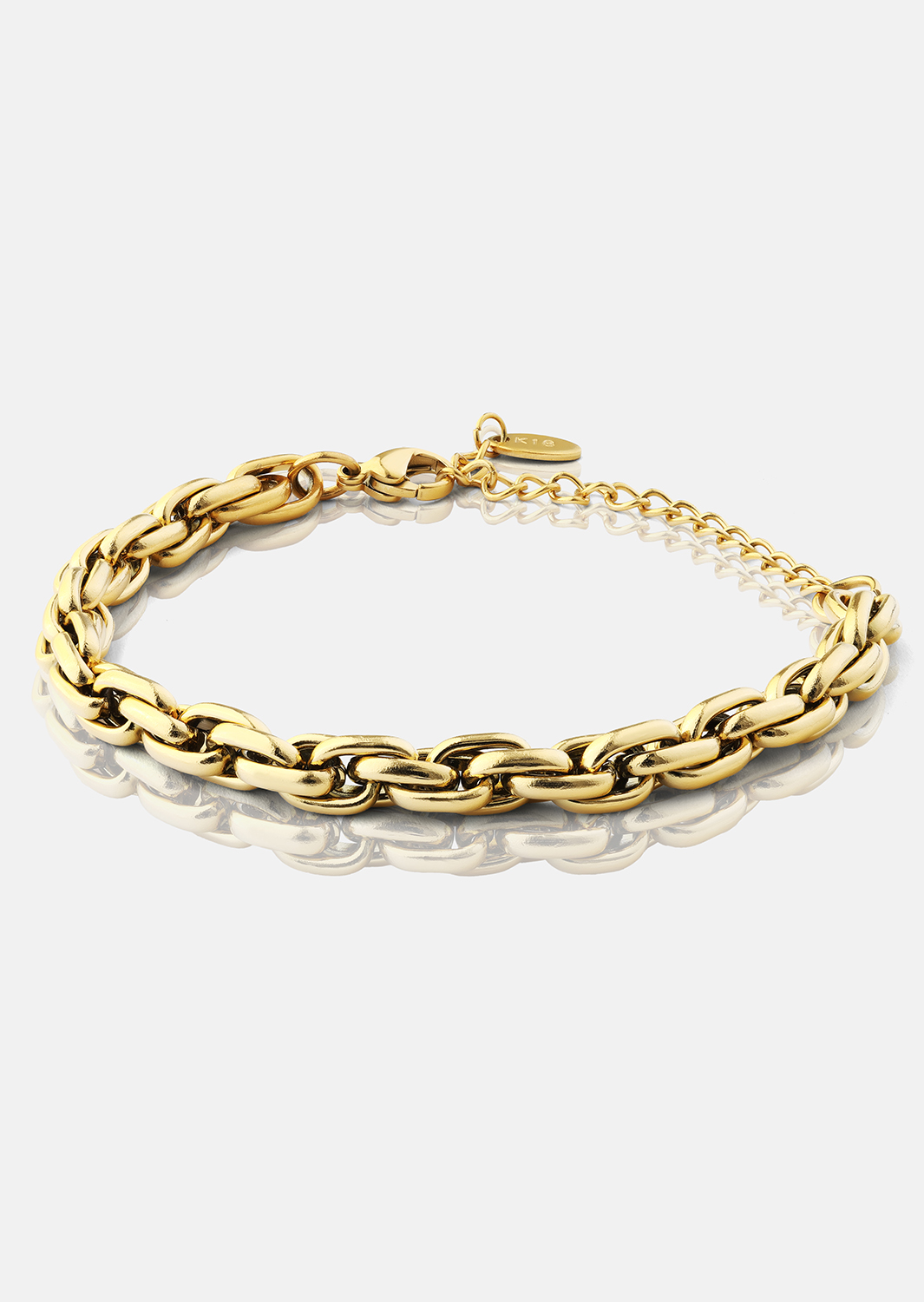 Pulsera Shine Link - 18k Chapada en oro