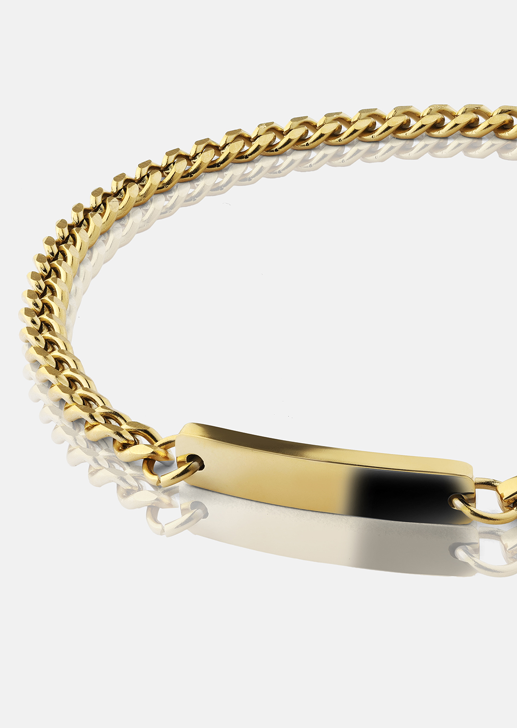 Pulsera Vanguard Chain- 18k Chapada en oro