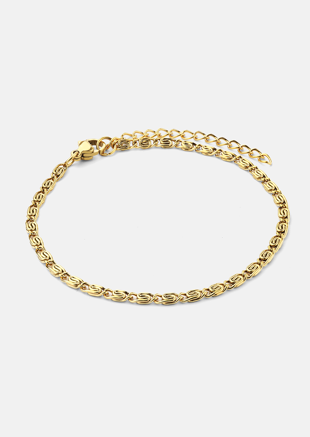 Pulsera Eterna Link- 18k Chapada en oro