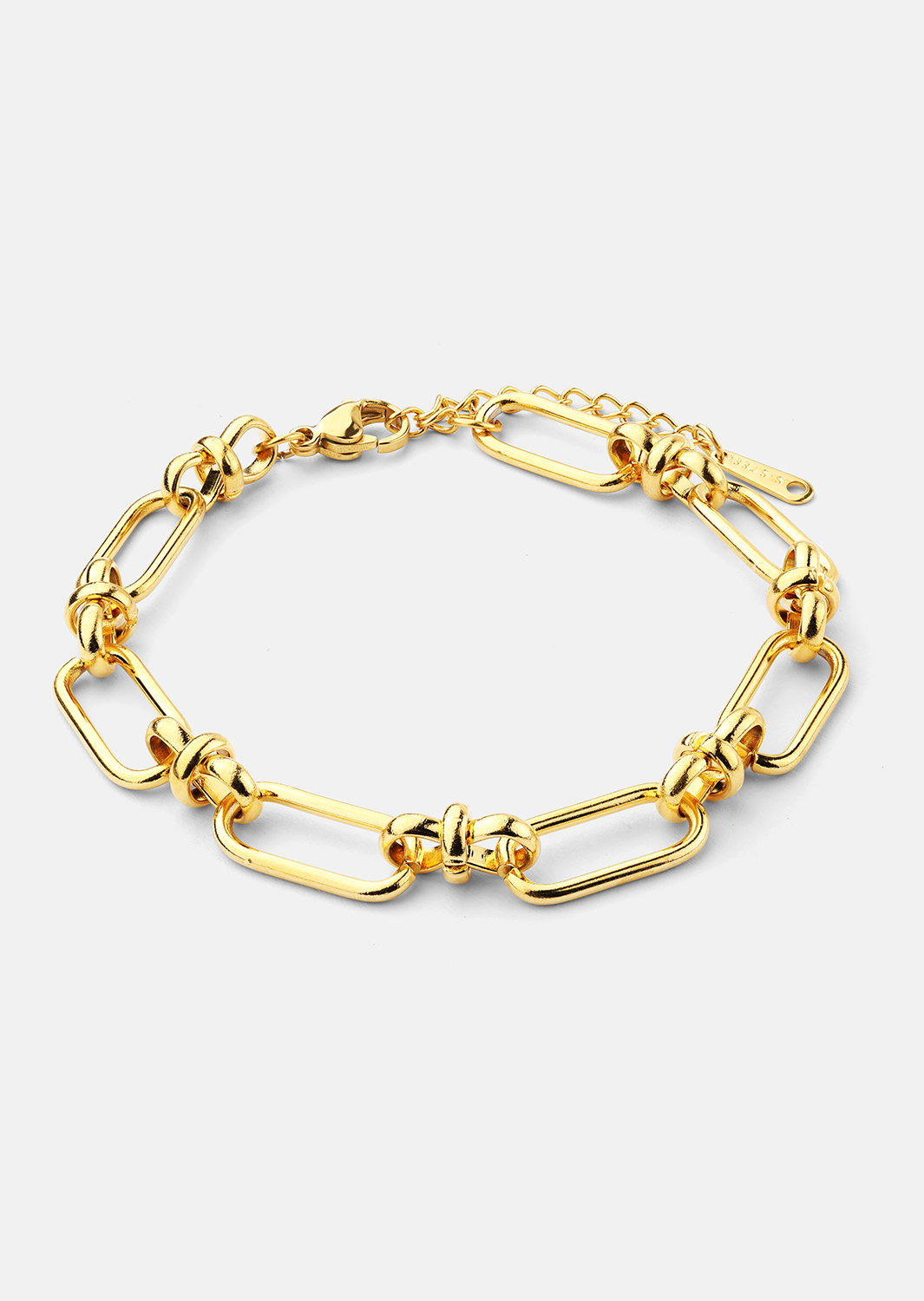 Pulsera Link Statement - 18k Chapada en oro