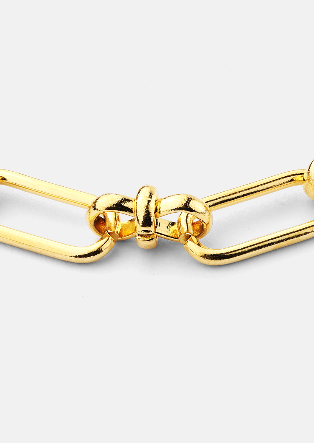 Pulsera Link Statement - 18k Chapada en oro