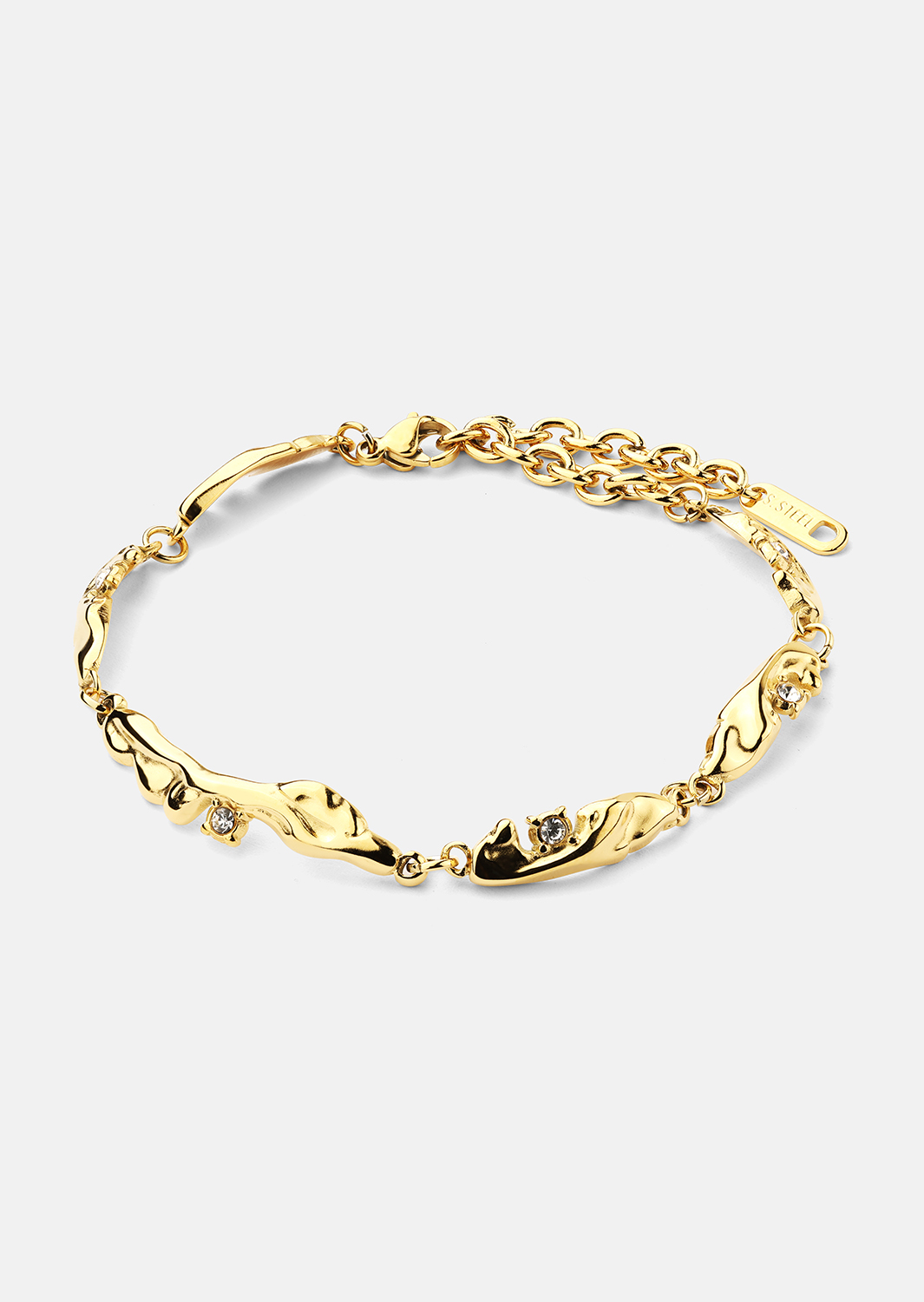 Pulsera Current - 18k Chapada en oro