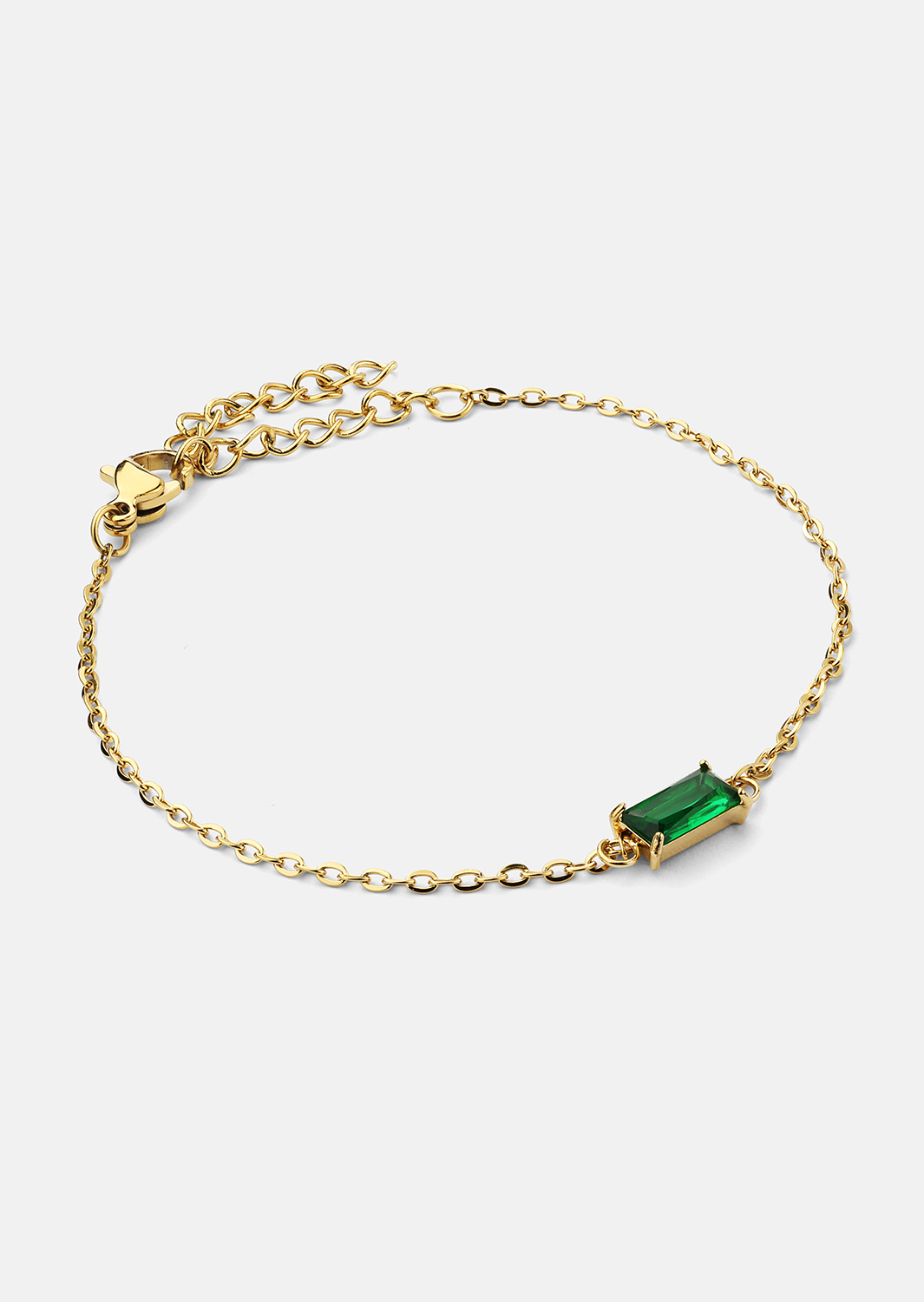 Pulsera Emeraldis - 18k Chapada en oro