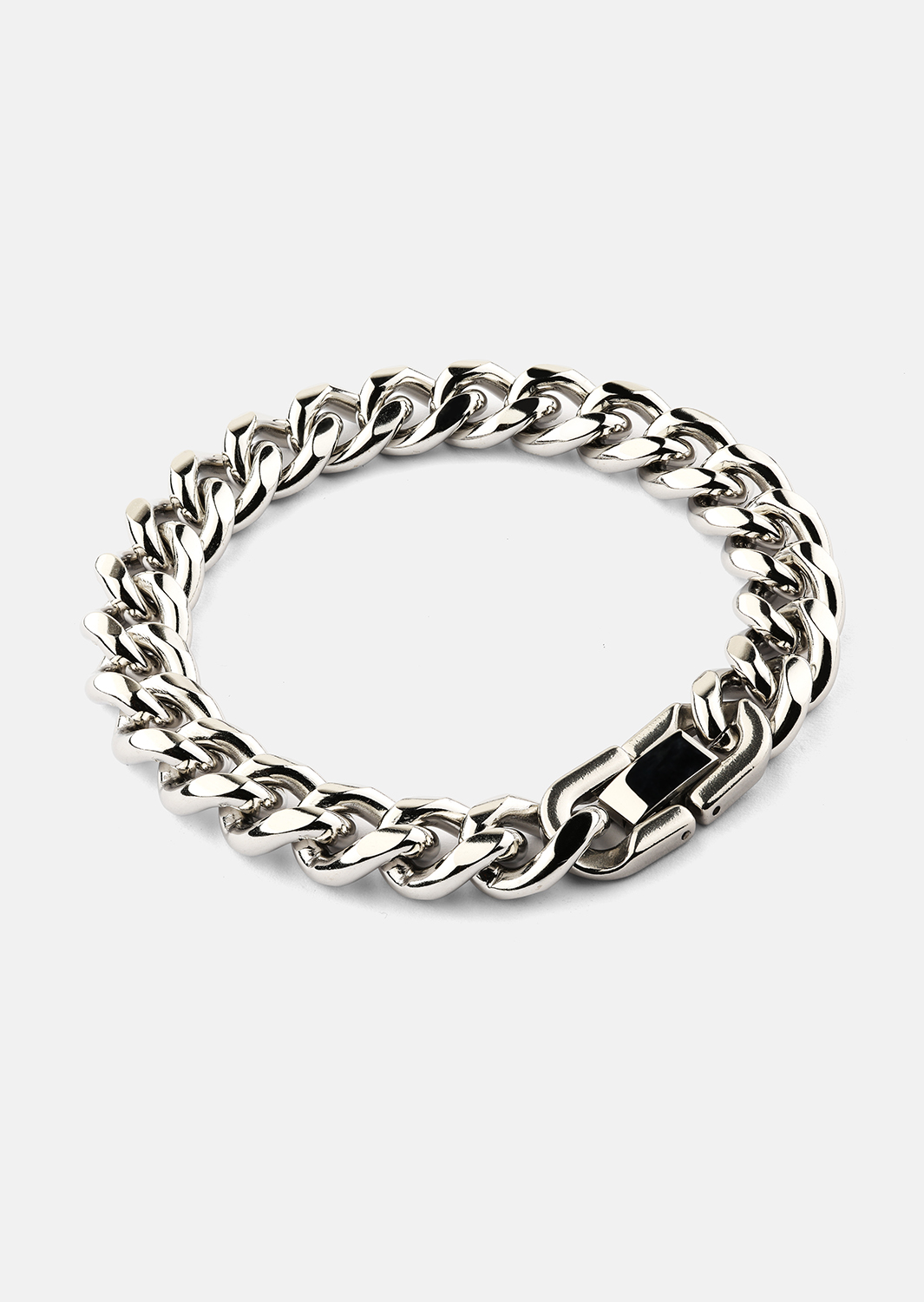 Pulsera Steel Bold - Chapada en plata