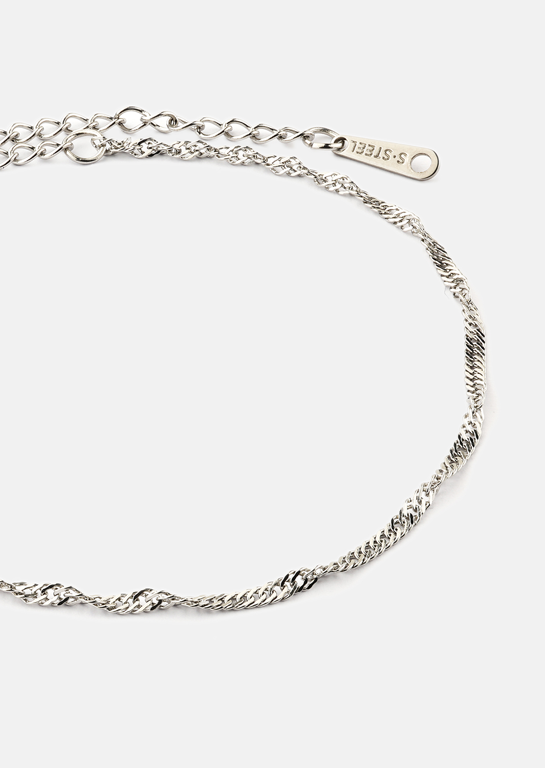 Pulsera Charmly - Chapada en plata
