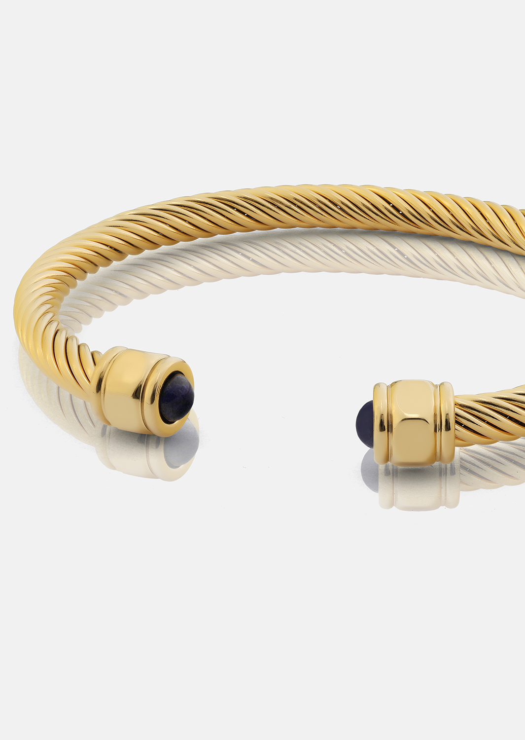 Pulsera Aumaura Blue - 18k Chapada en oro