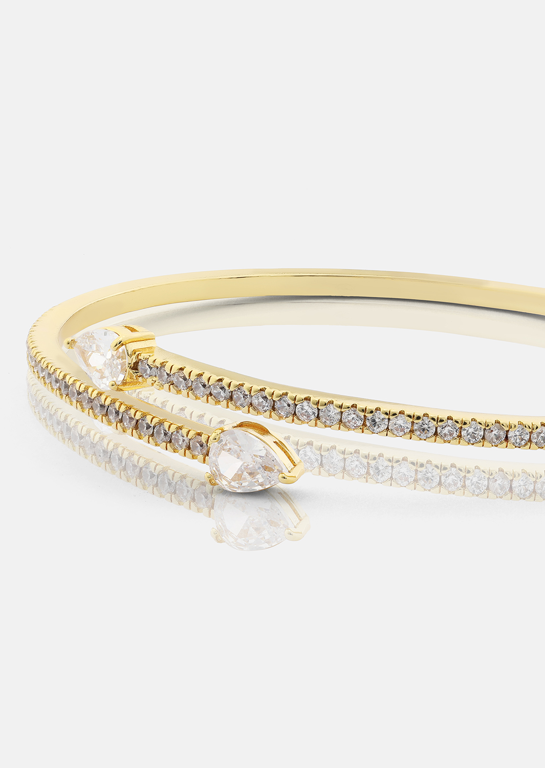Pulsera Lumière Spark Stack - 18k Chapada en oro