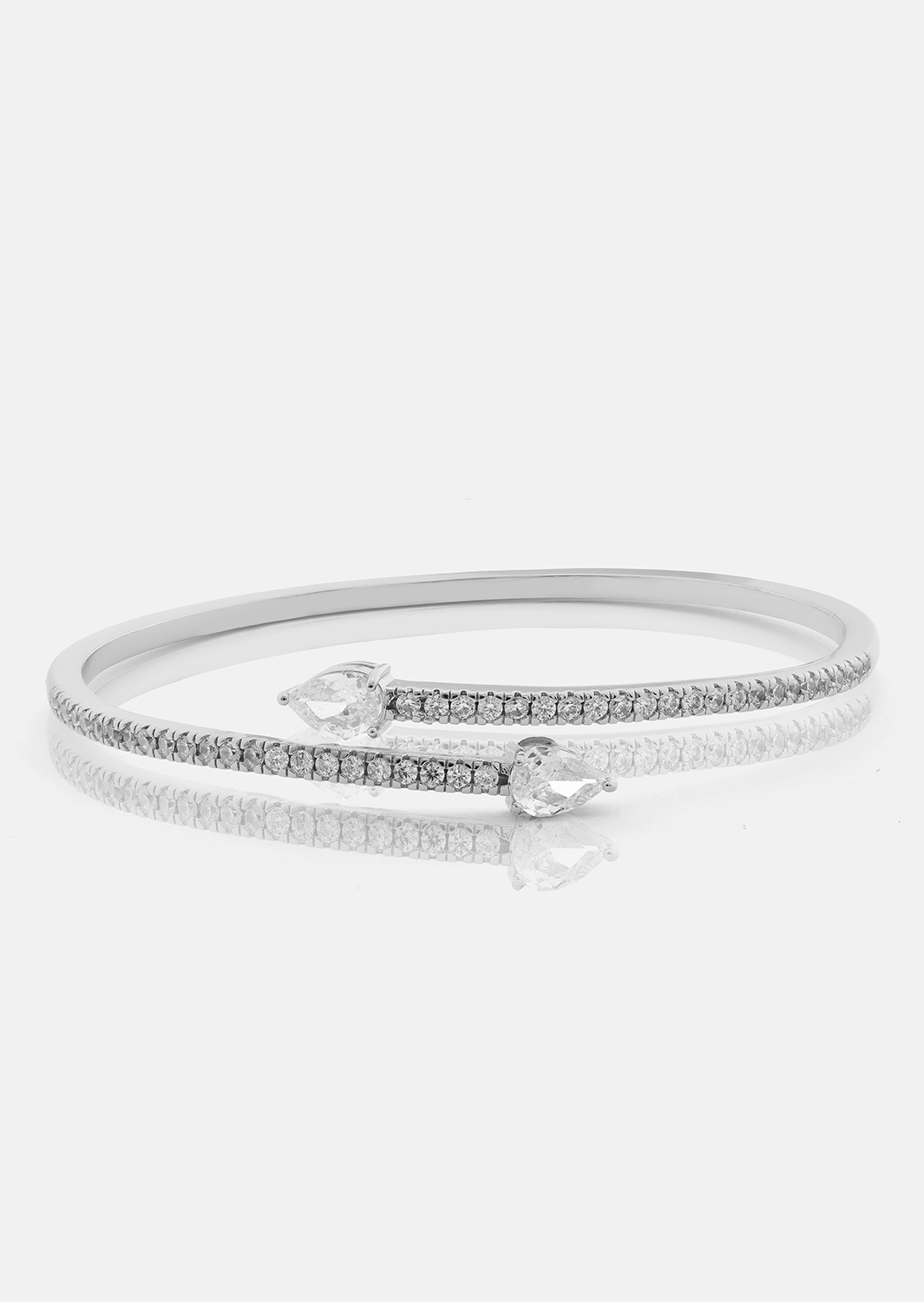 Pulsera Lumière Spark Stack - Chapada en plata