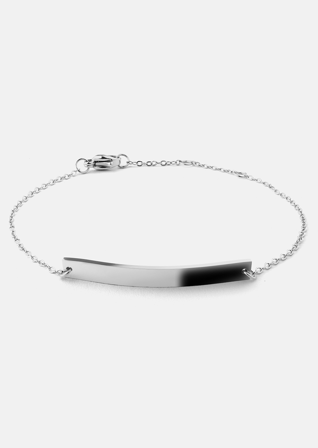 Pulsera Lineara - Chapada en plata