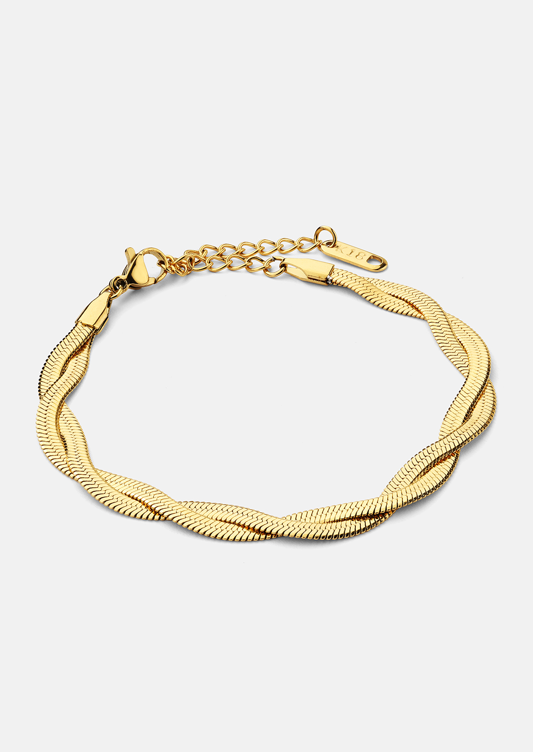 Pulsera Twist Glow - 18k Chapada en oro