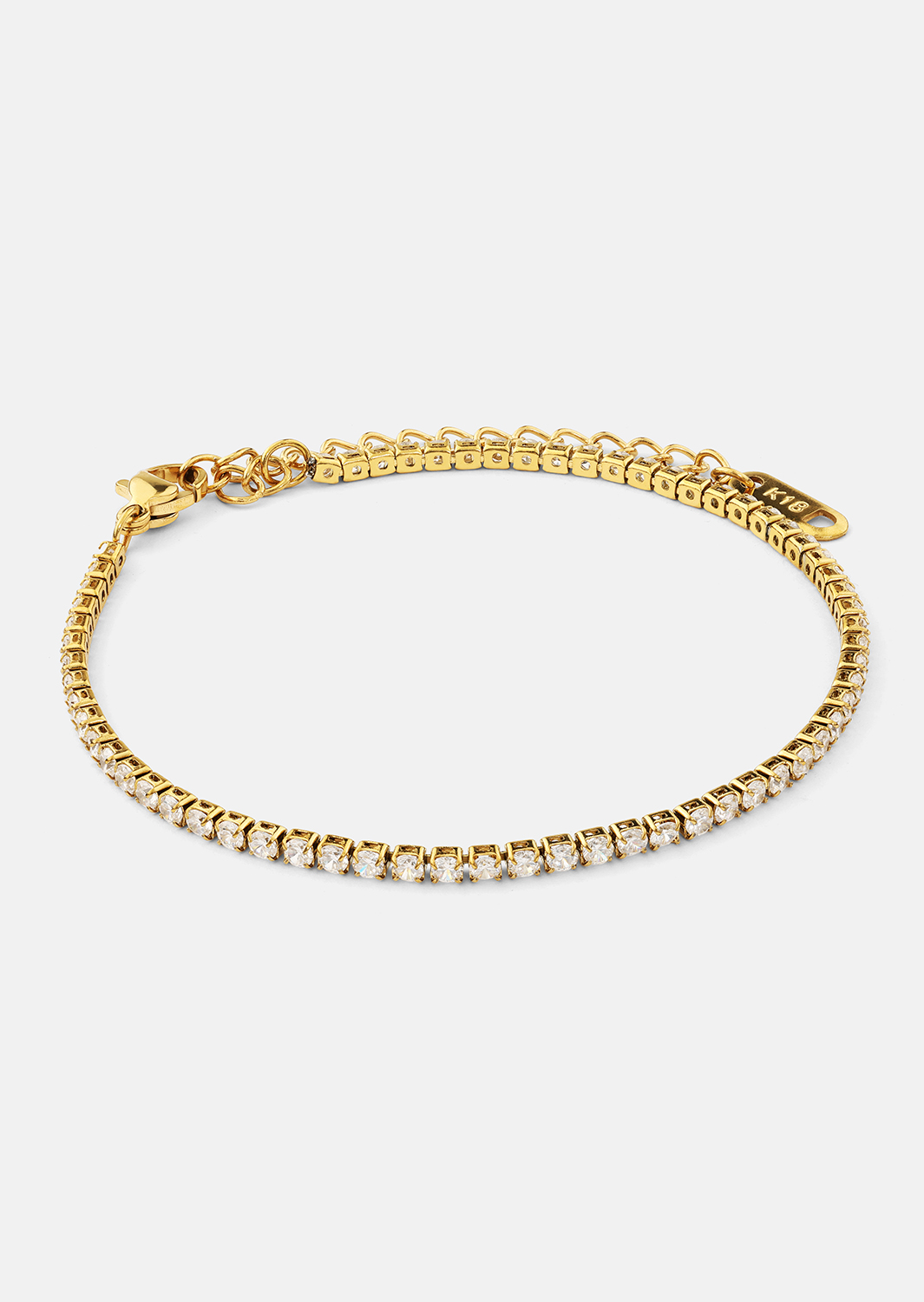 Pulsera Gloria Band 2.2mm - 18k Chapada en oro