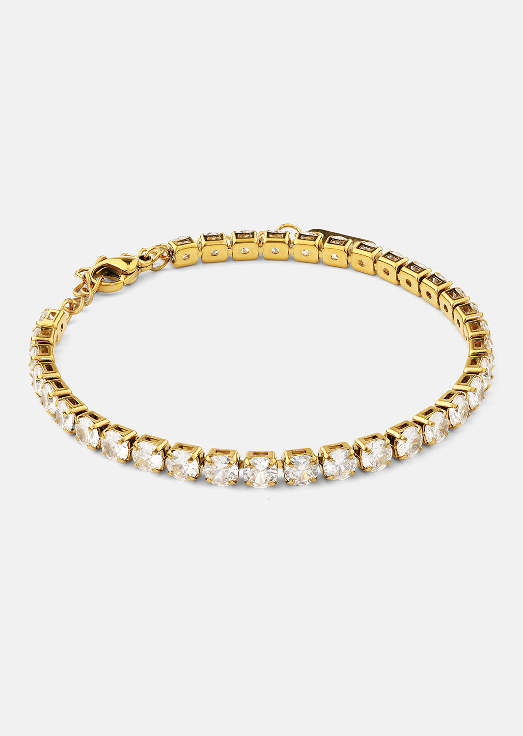Pulsera Gloria Band 4mm - 18k Chapada en oro