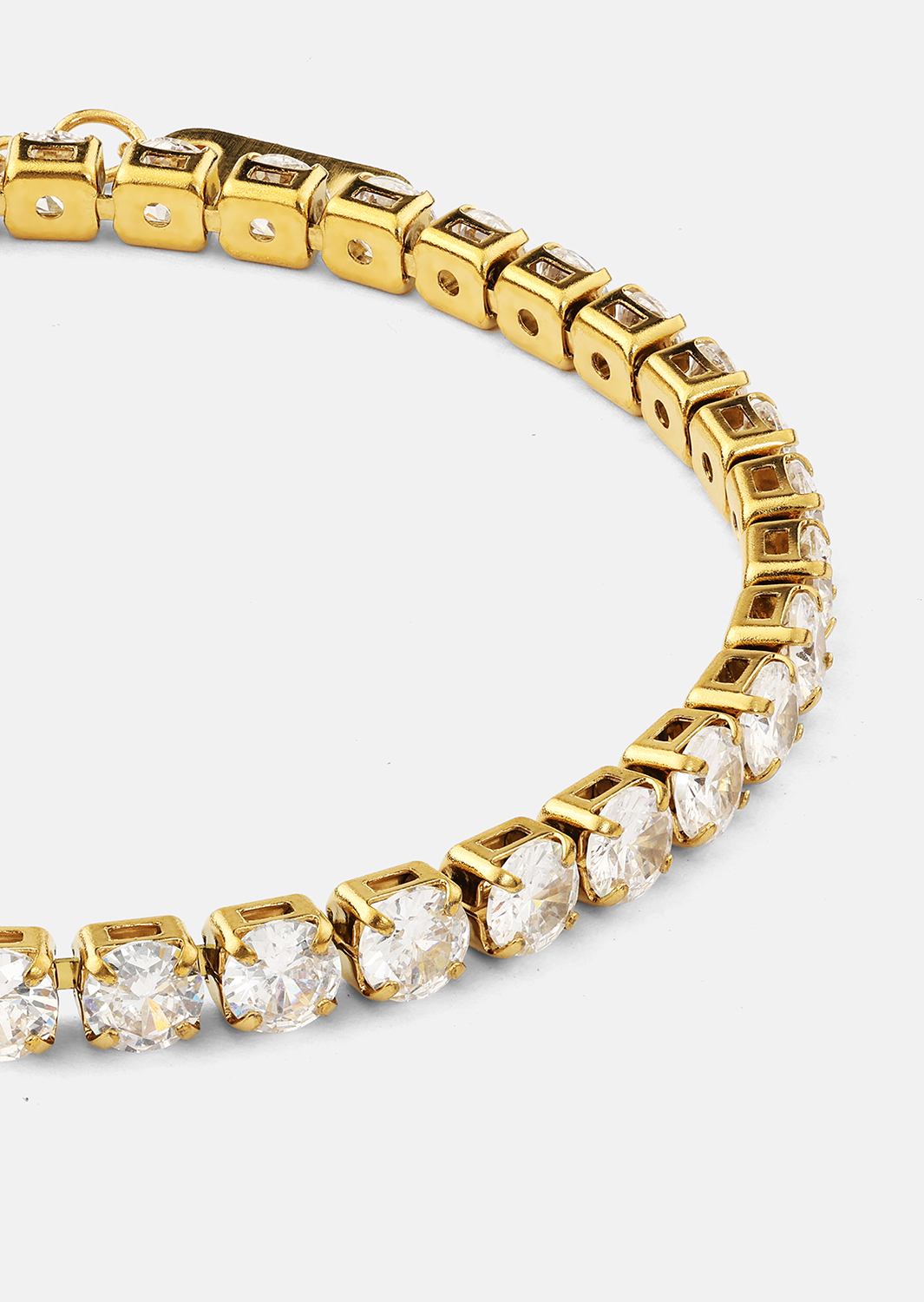 Pulsera Gloria Band 4mm - 18k Chapada en oro