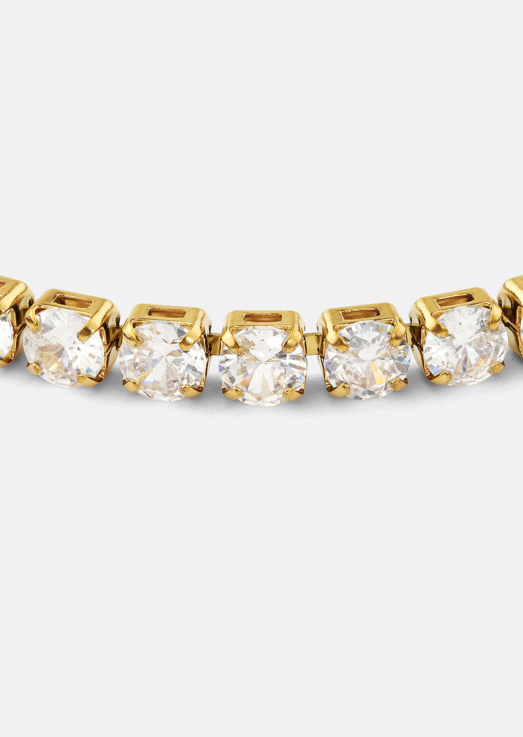 Pulsera Gloria Band 4mm - 18k Chapada en oro