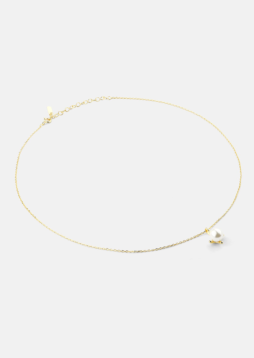 Collar North Pearl - 18k Chapado en oro