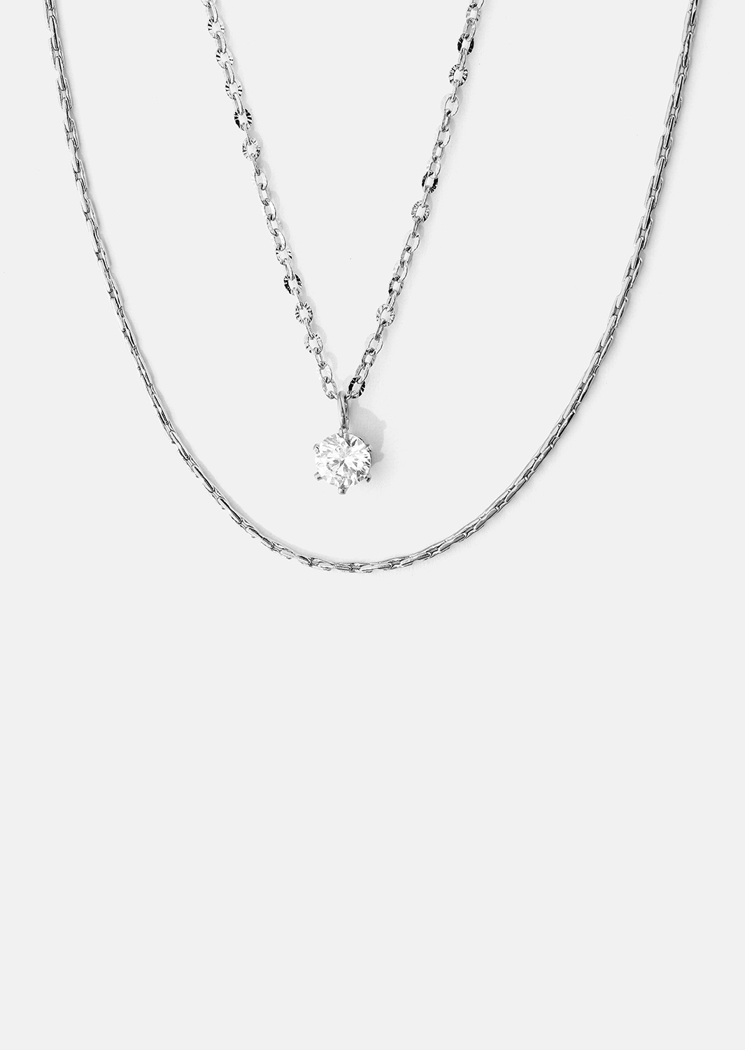 Collar Celeste – Chapado en plata