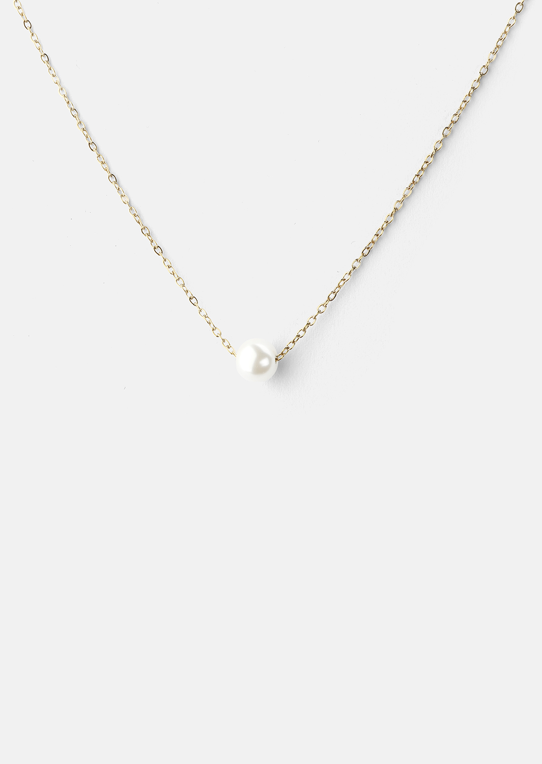 Collar Mini Pearl - 18k Chapado en oro