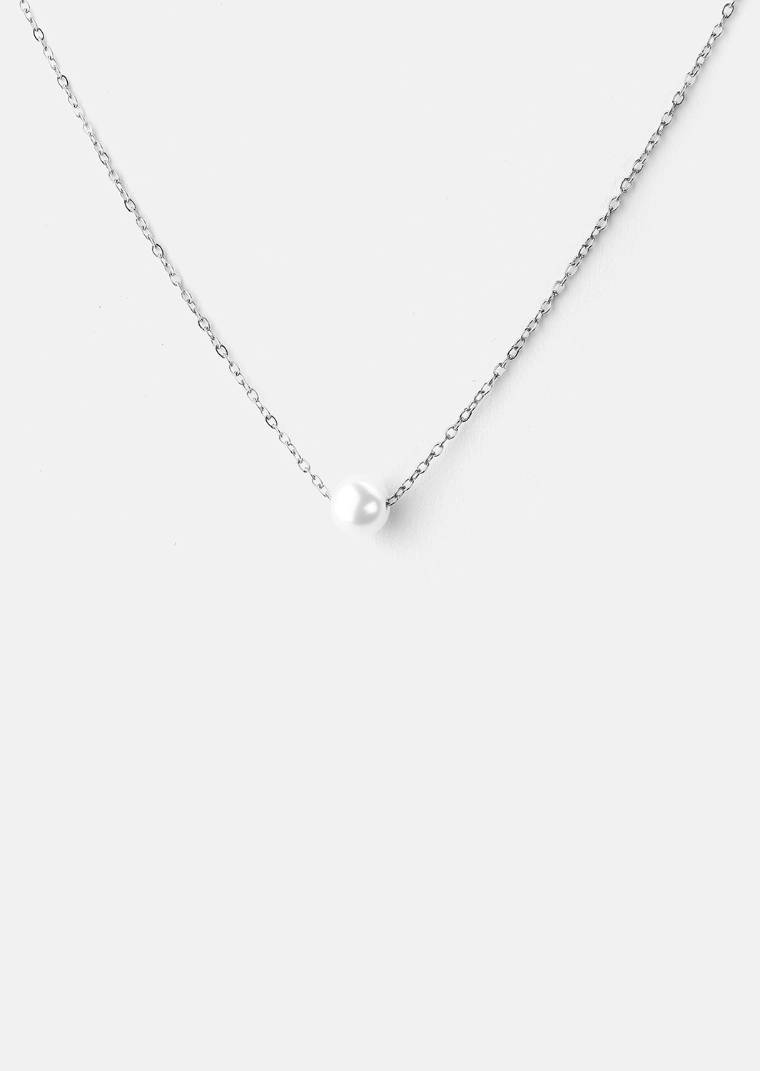 Collar Mini Pearl - Chapado en plata