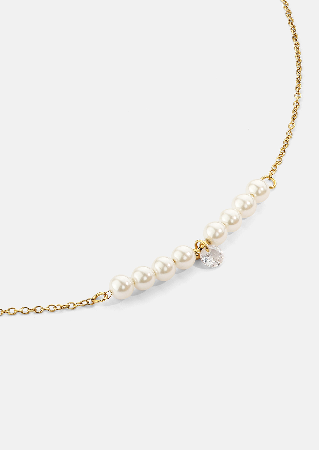 Collar Moonlet Grace - 18k Chapado en oro