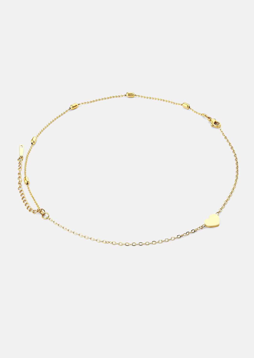 Pulsera Heart Chain – 18k Chapada en oro