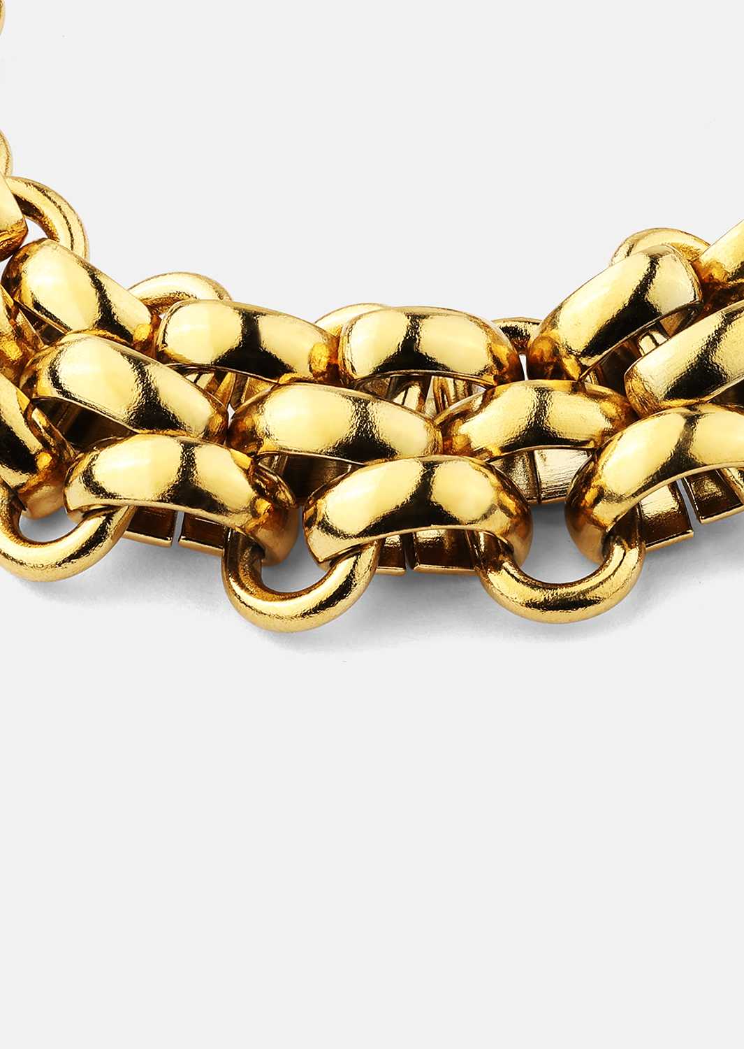 Pulsera Power Link - 18k Chapada en oro