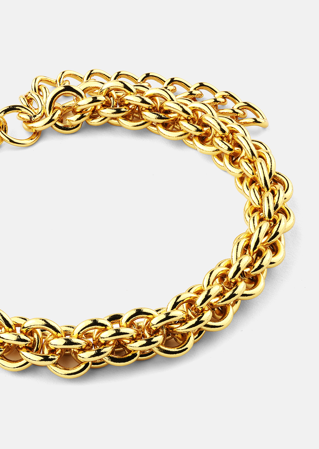 Pulsera Royal Braid - 18k Chapada en oro