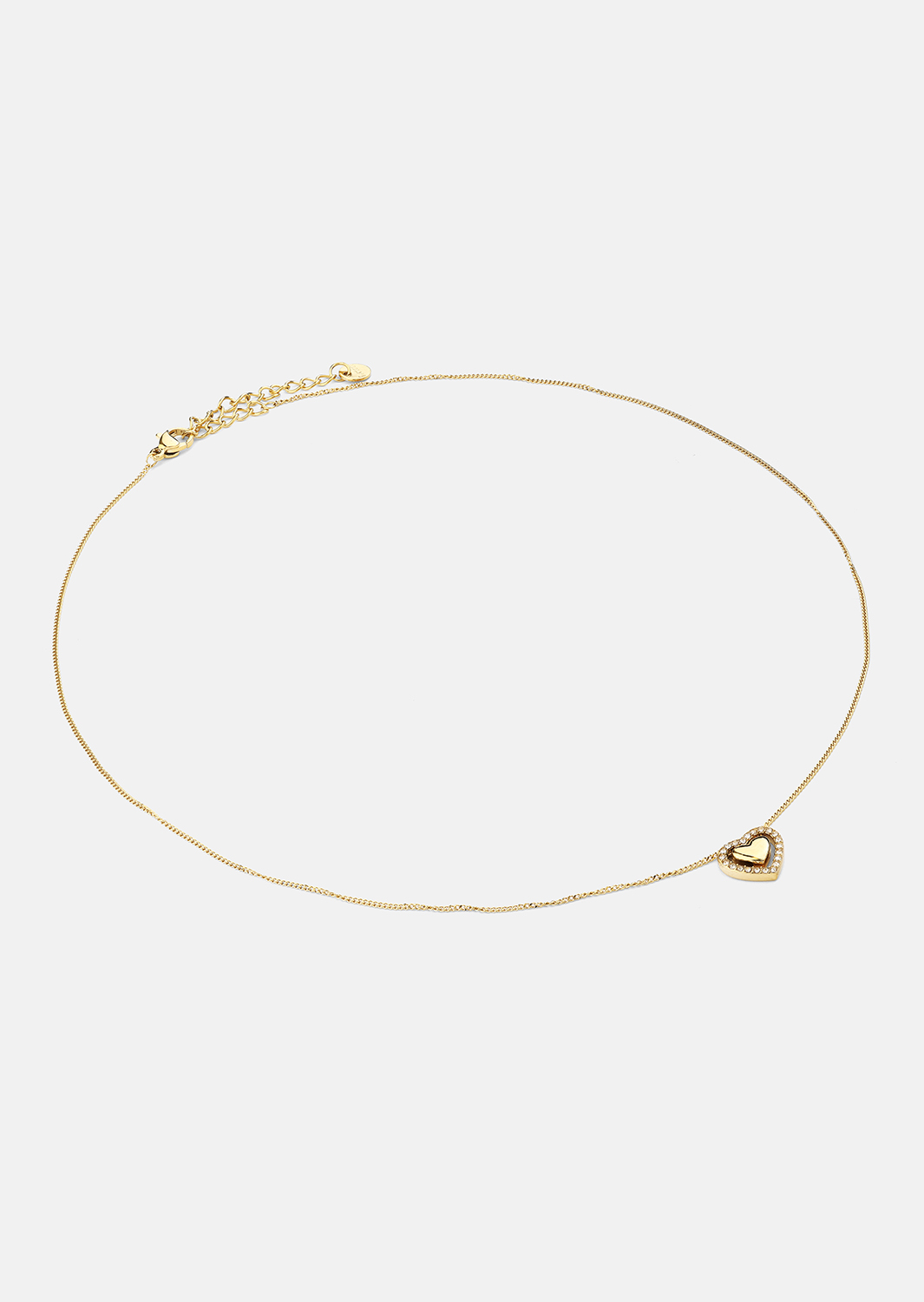 Collar Golden Heart - 18k Chapado en oro