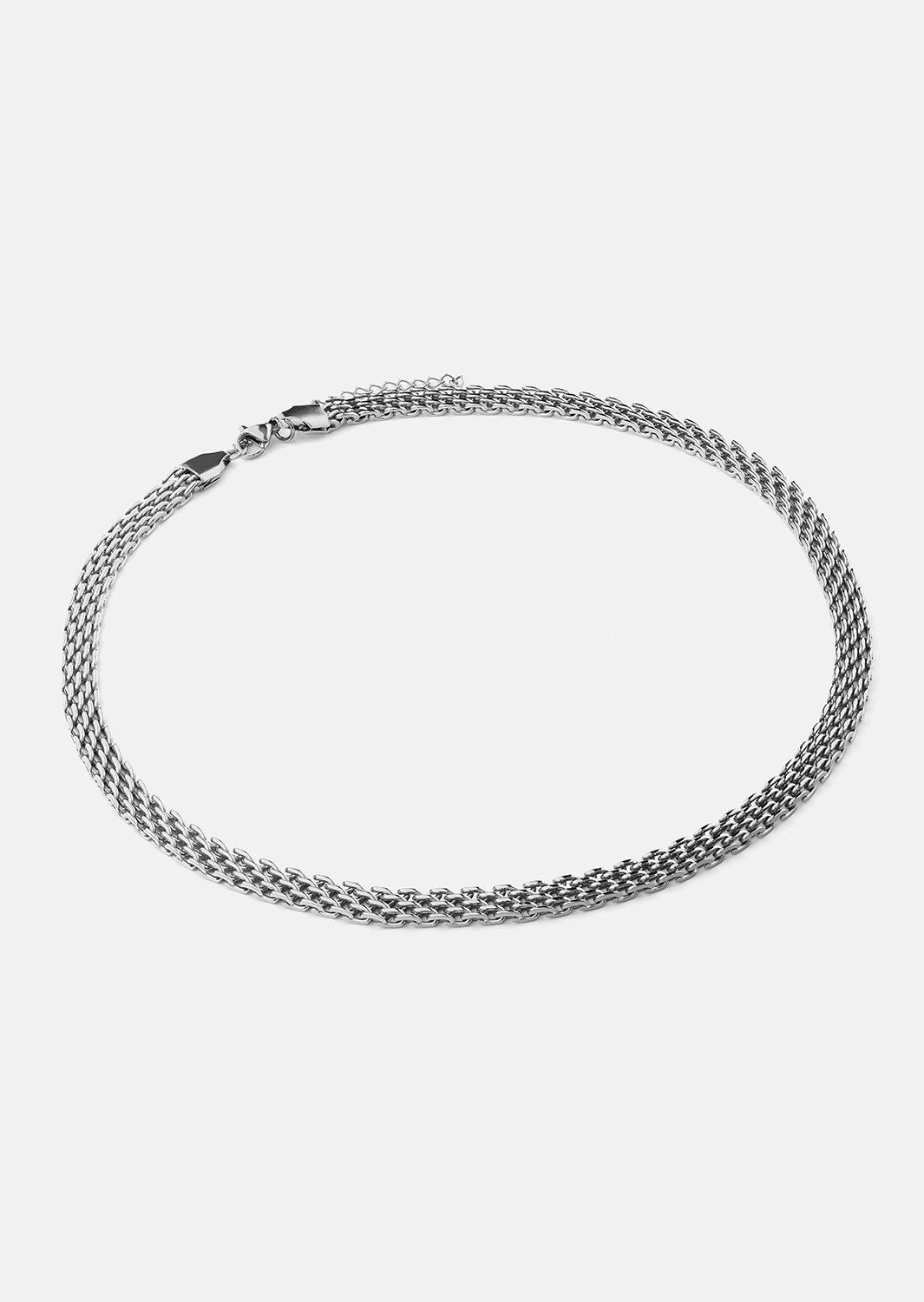 Collar Twilight Chain Choker – Chapado en plata