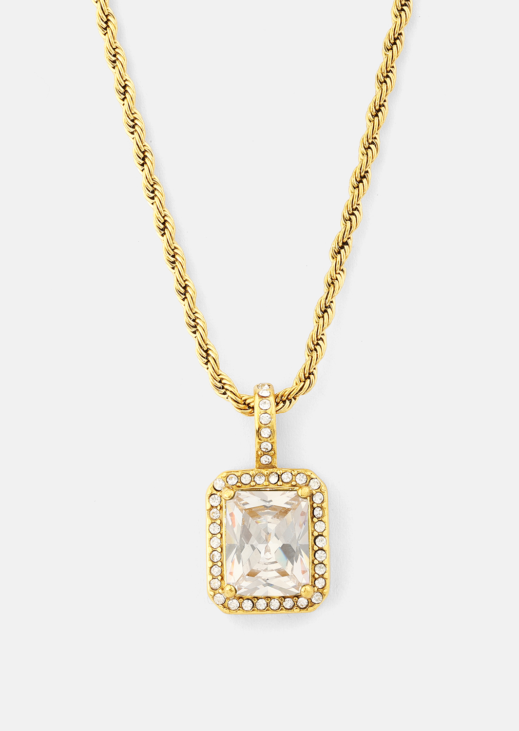 Collar White Luxus - 18k Chapado en oro