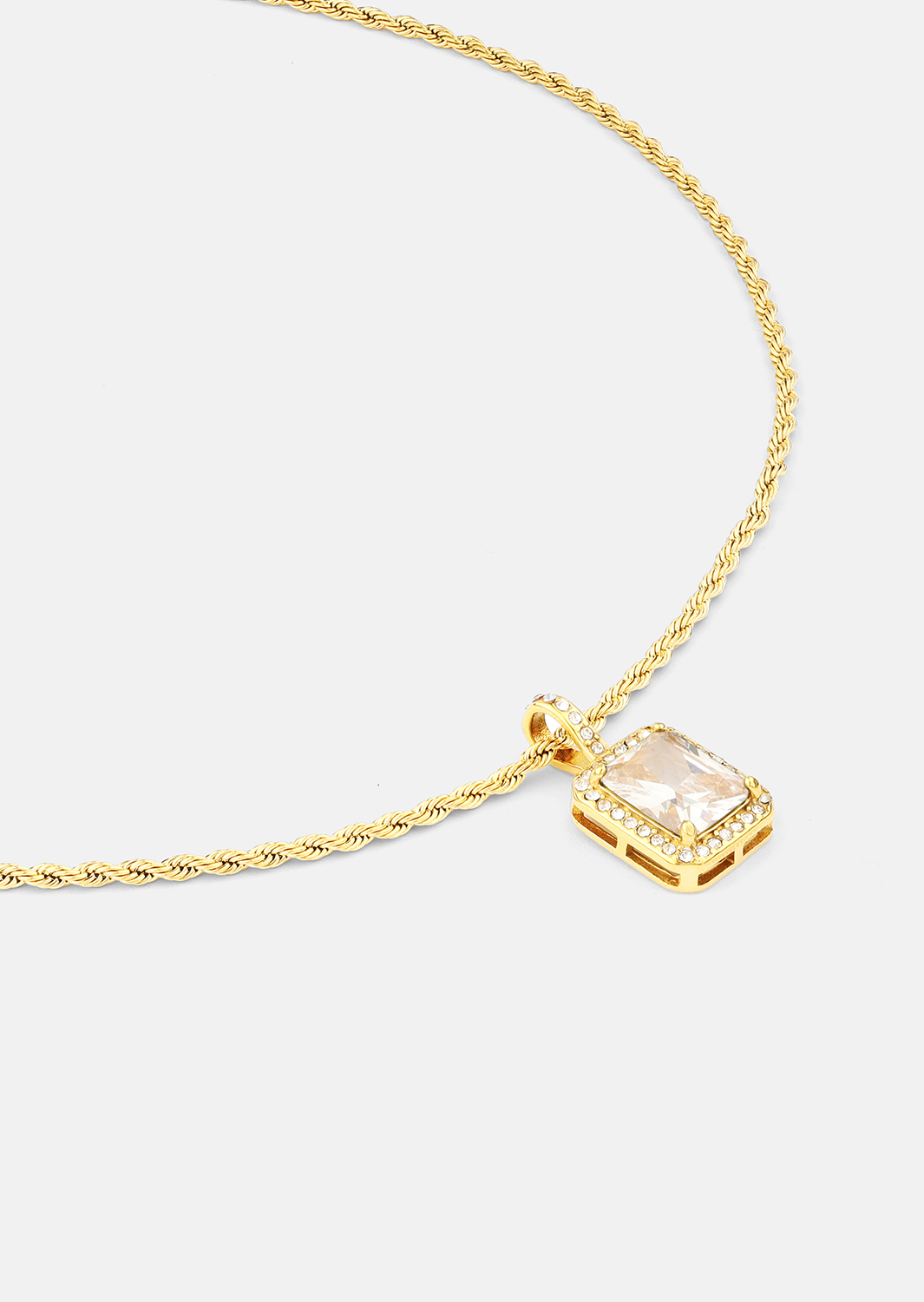 Collar White Luxus - 18k Chapado en oro