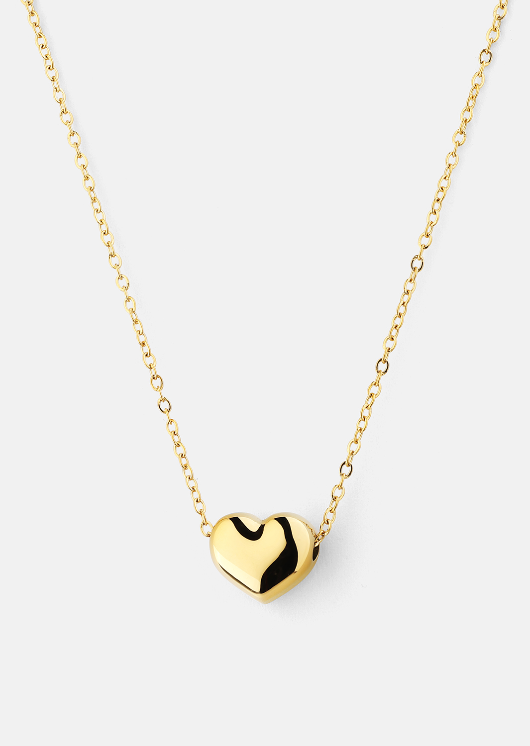 Collar Heart of Gold – 18k Chapado en oro