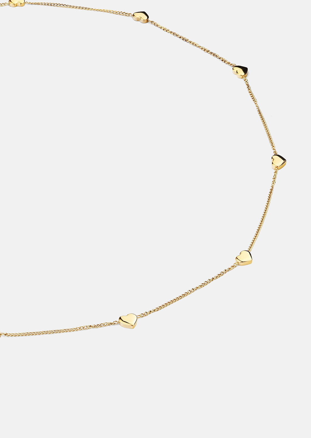 Collar Golden Hearts - 18k Chapado en oro