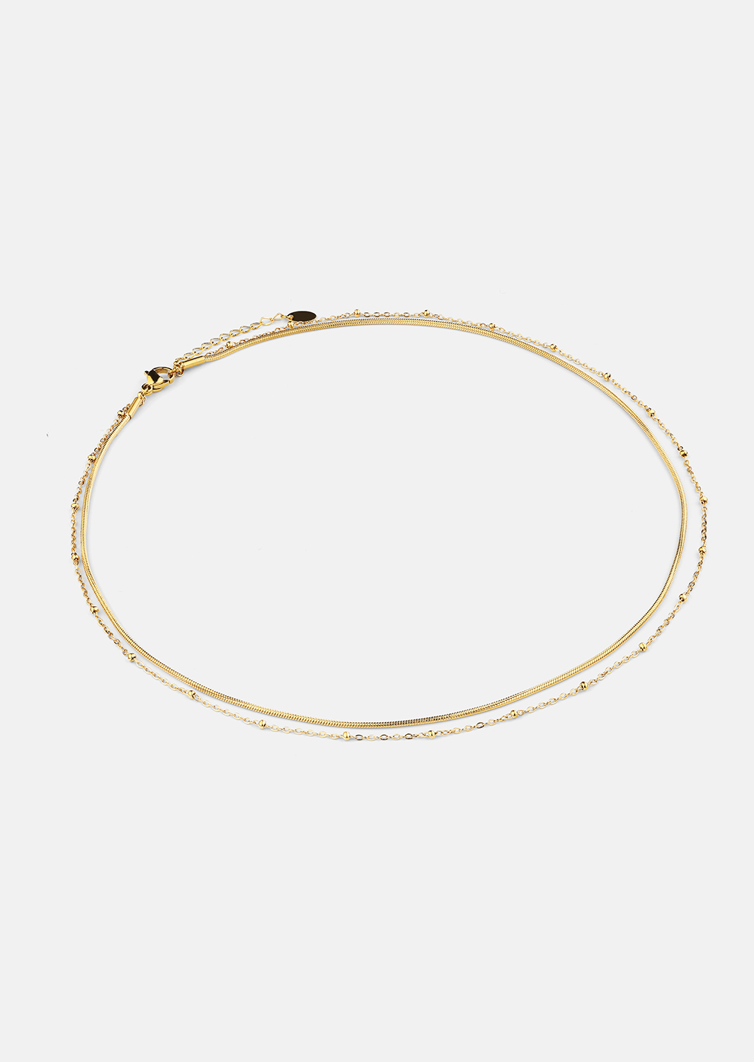 Collar Duo Grace – 18k Chapado en oro
