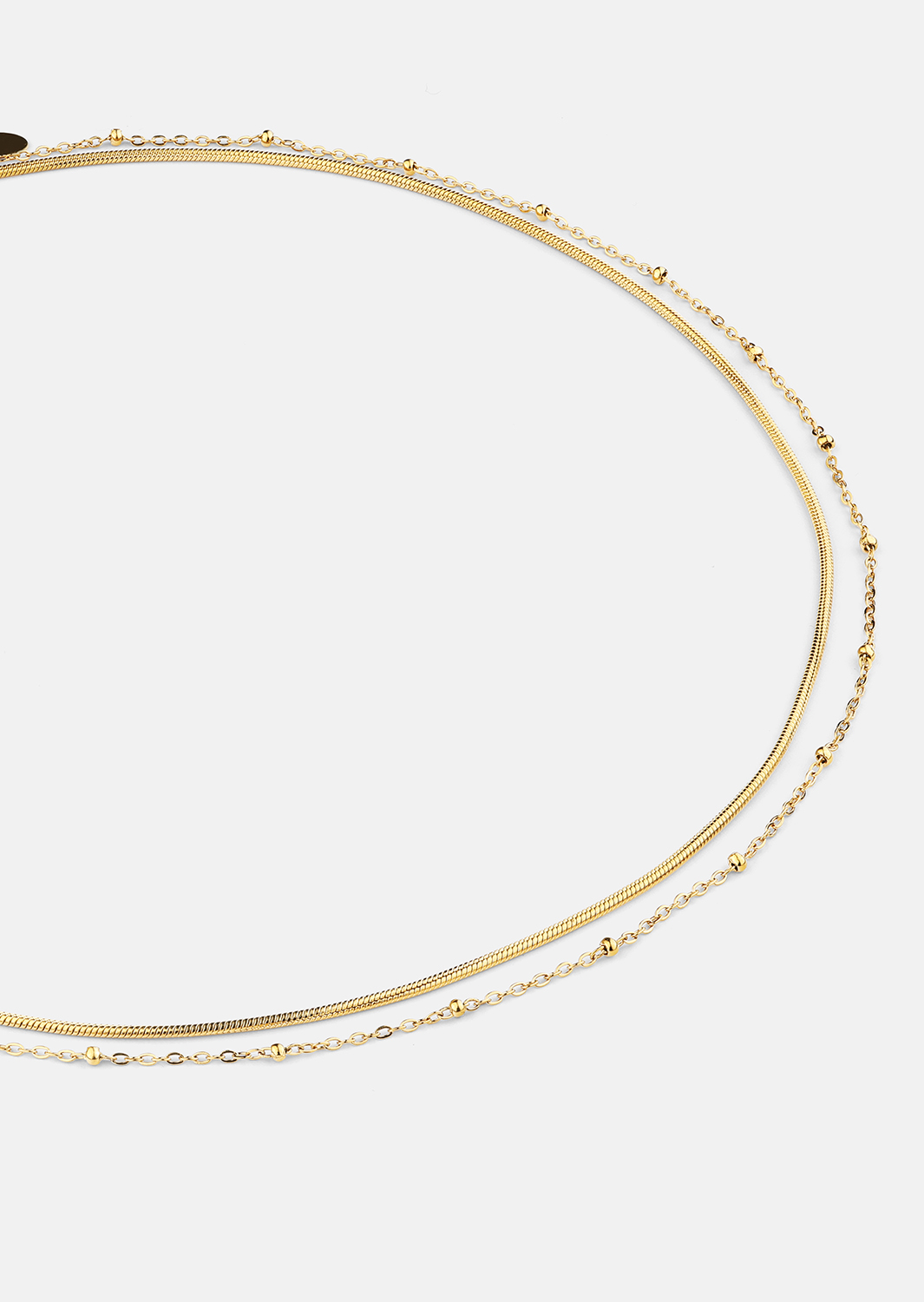Collar Duo Grace – 18k Chapado en oro
