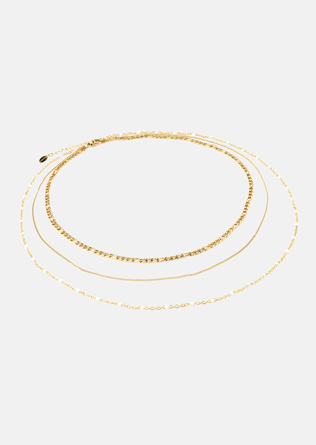 Collar Layered Elegance- 18k Chapado en oro