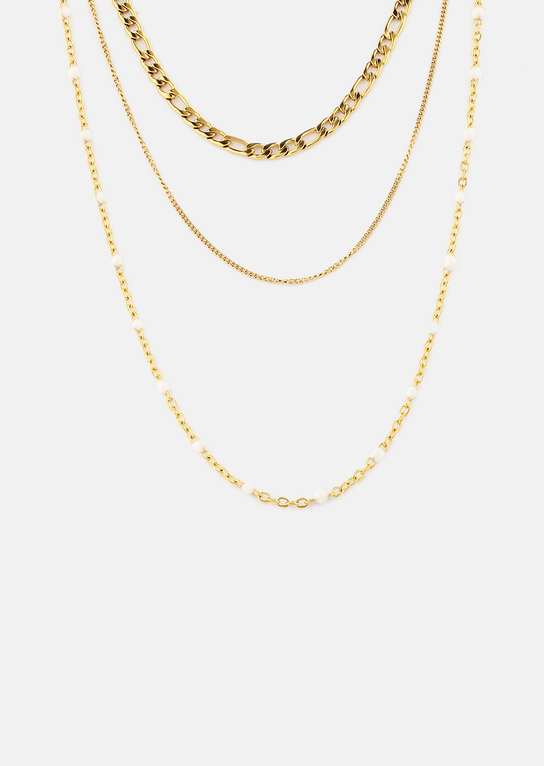 Collar Layered Elegance- 18k Chapado en oro